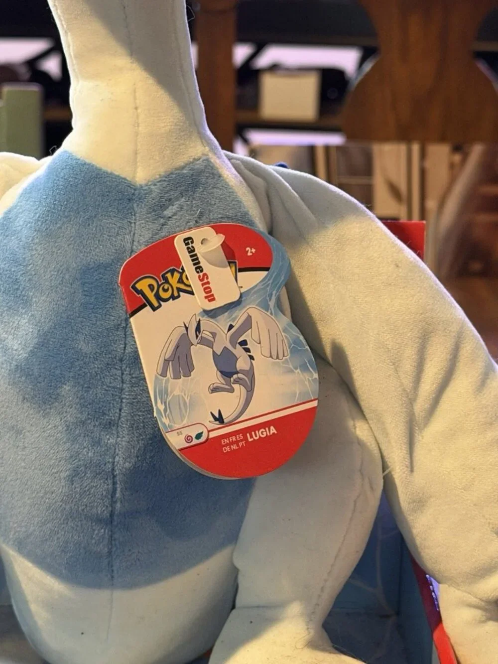 NWT 2020 Nintendo Pokemon WCT S5: GameStop Exclusive Lugia Plush with Box